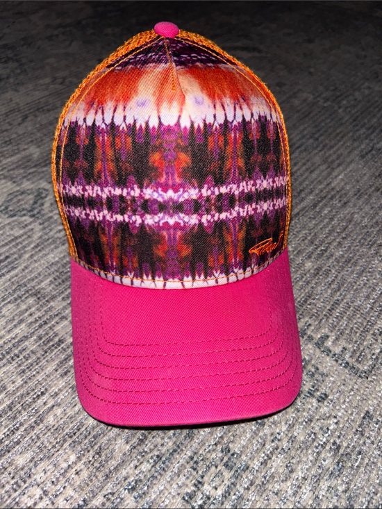 Accessories - Prana Trucker Hat Pink Orange